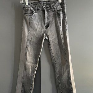 Just Black Demin Size 28 two-toned black jeans